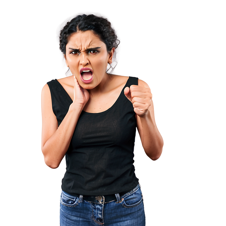 Angry Expression Emotion Png Twe77 PNG Image