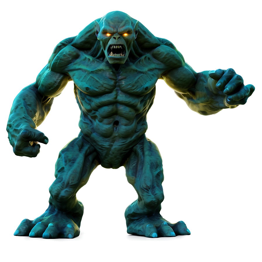 Angry Golem Magic Creature Png Wri PNG Image