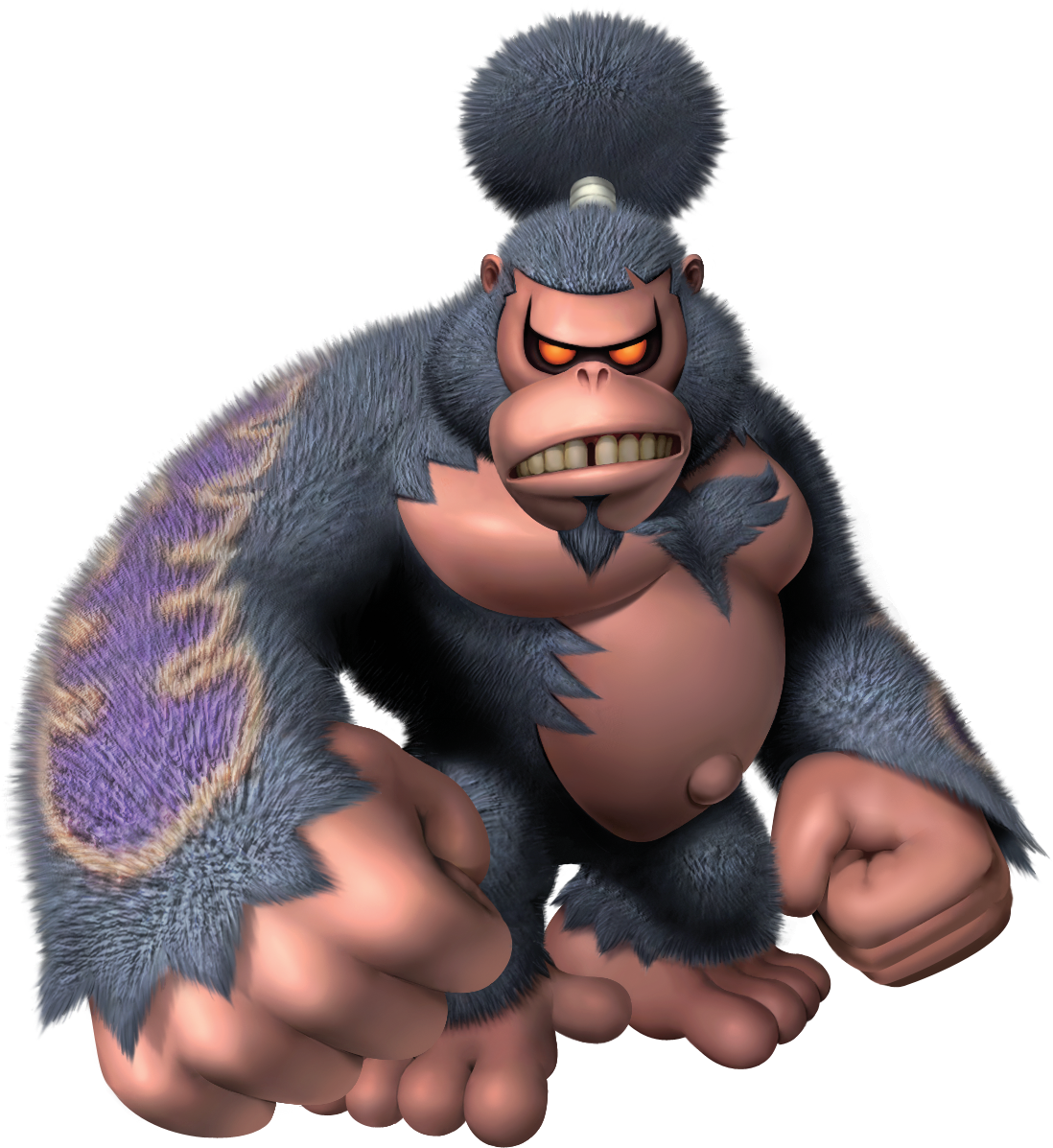 Angry_ Gorilla_ Character_ Render PNG Image