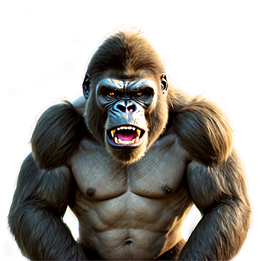 Angry Gorilla Emoji Png Geq PNG Image