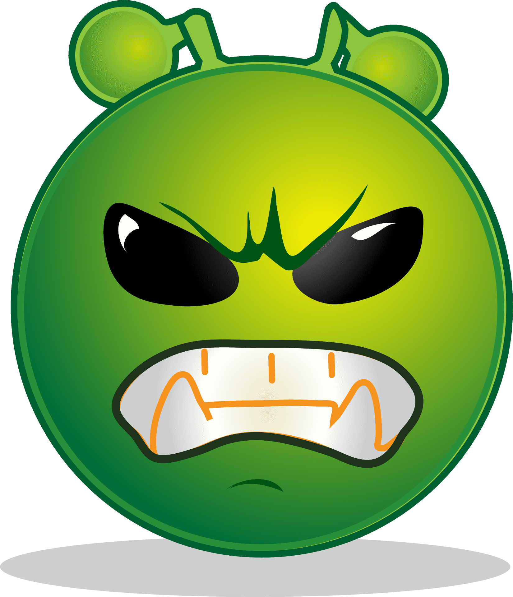 Angry_ Green_ Emoji.png PNG Image