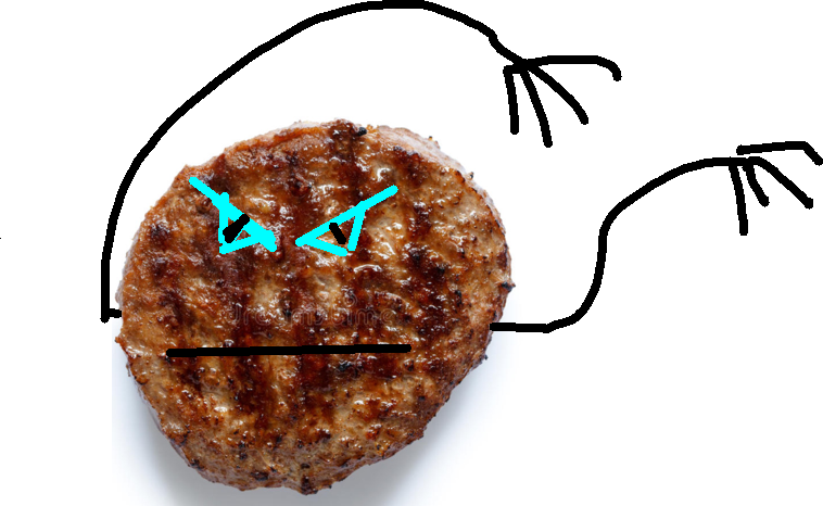 Angry Hamburger Cartoon Doodle PNG Image