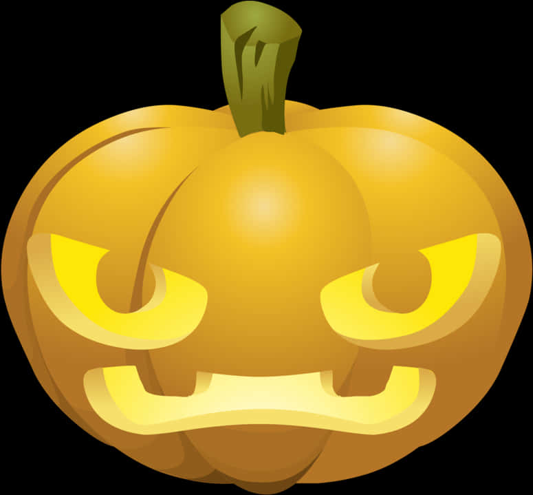 Angry Jack O Lantern Emoji PNG Image