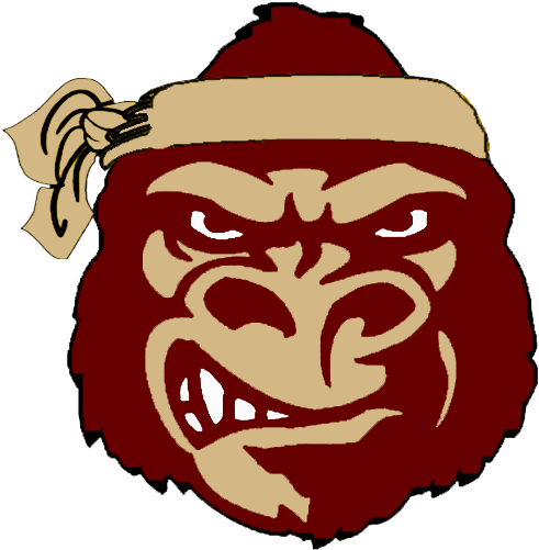 Angry Monkey Football Logo PNG Image