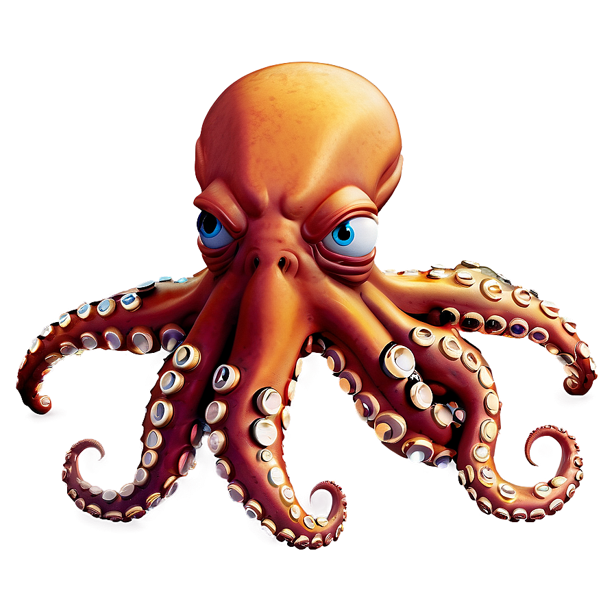 Angry Octopus Png Luk PNG Image