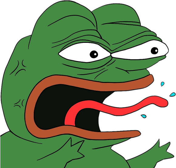 Angry_ Pepe_ Frog_ Cartoon.png PNG Image