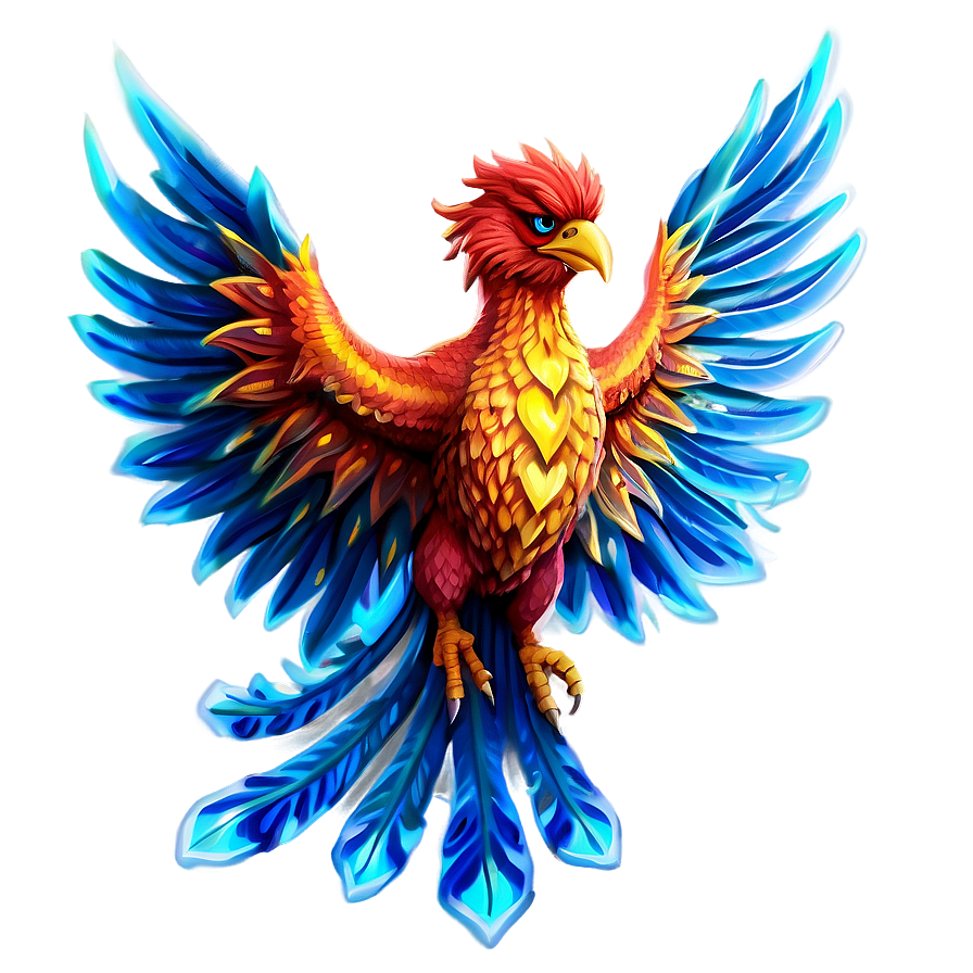 Angry Phoenix Mythical Png Nym PNG Image