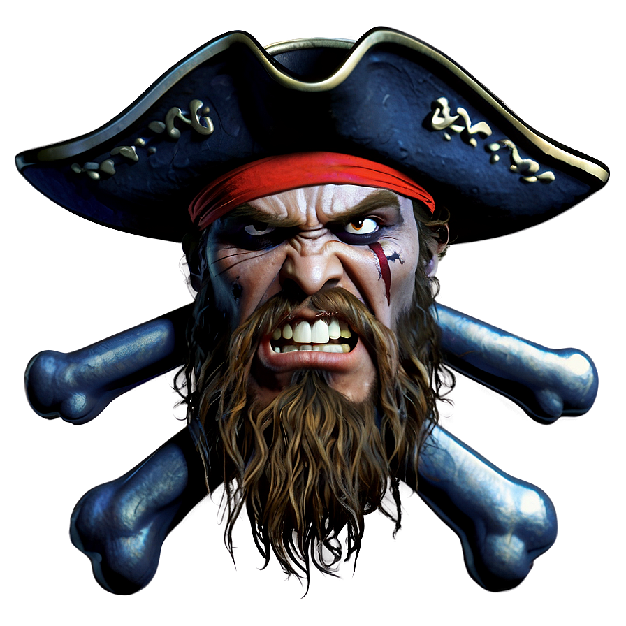 Angry Pirate Icon Png 54 PNG Image