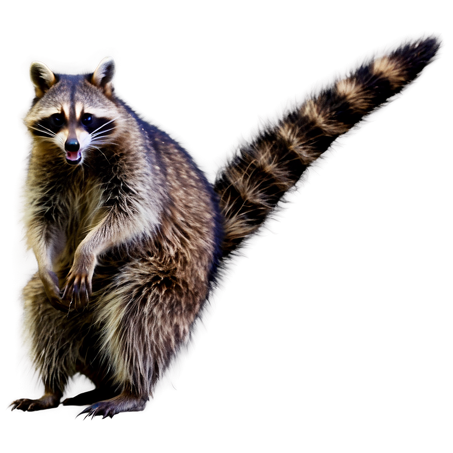 Angry Raccoon Pose Png 05232024 PNG Image