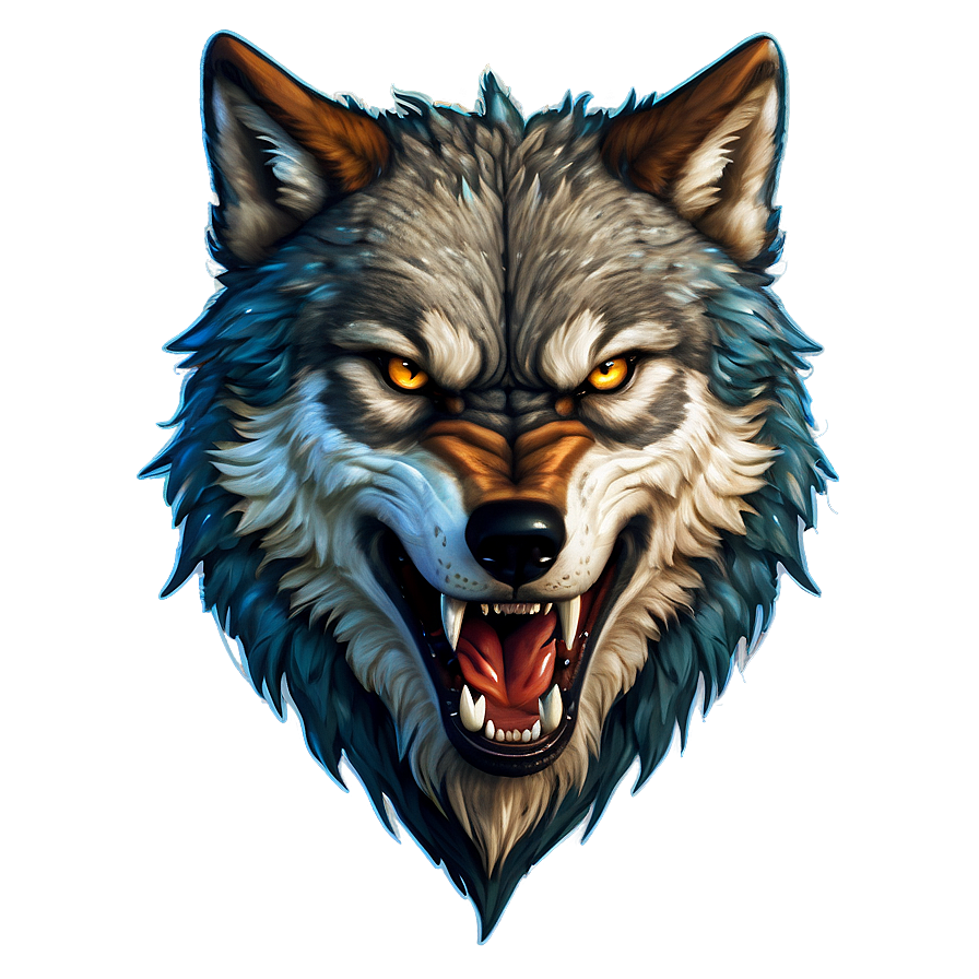 Angry Wolf Mascot Png 06112024 PNG Image