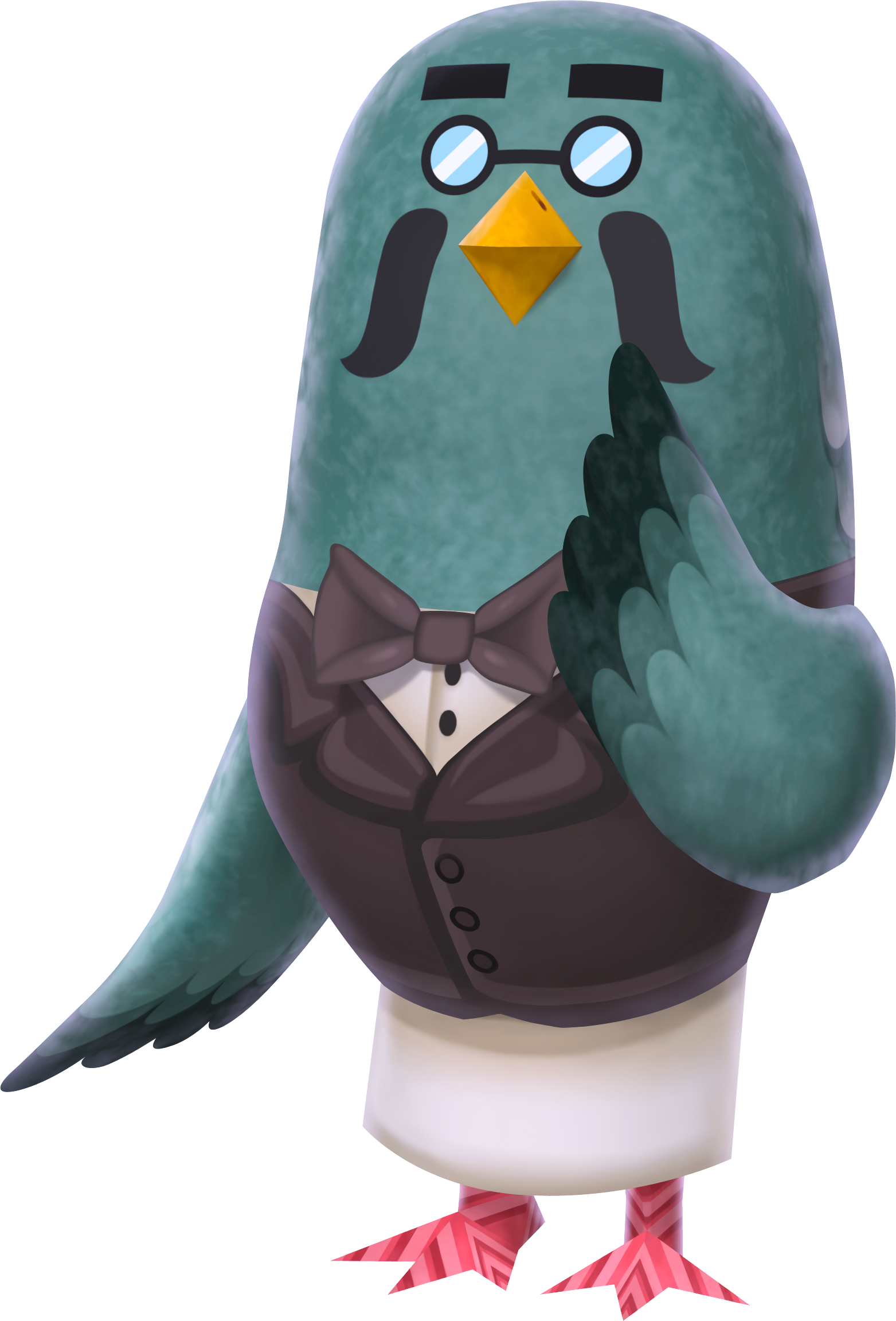 Animal Crossing Brewster Character PNG Image