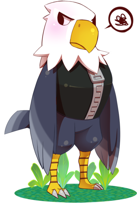 Animal Crossing Eagle Villager PNG Image