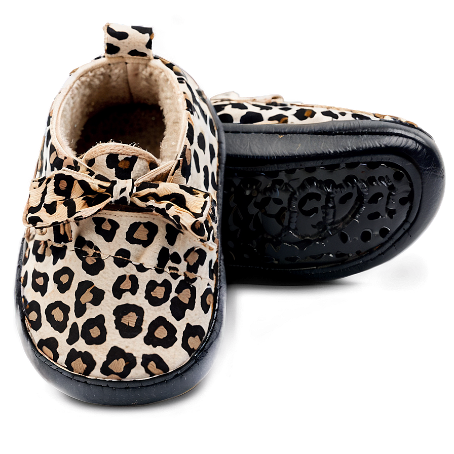 Animal Print Baby Shoes Png Anf PNG Image