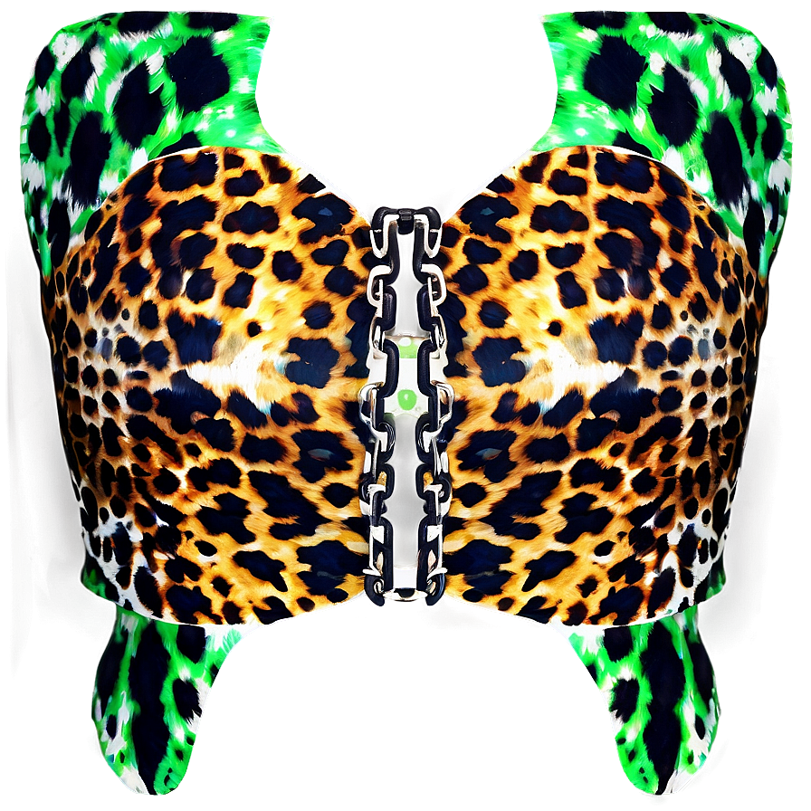 Animal Print Bikini Top Png Koj PNG Image