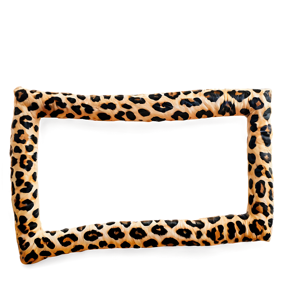 Animal Print Photo Border Png Glu84 PNG Image