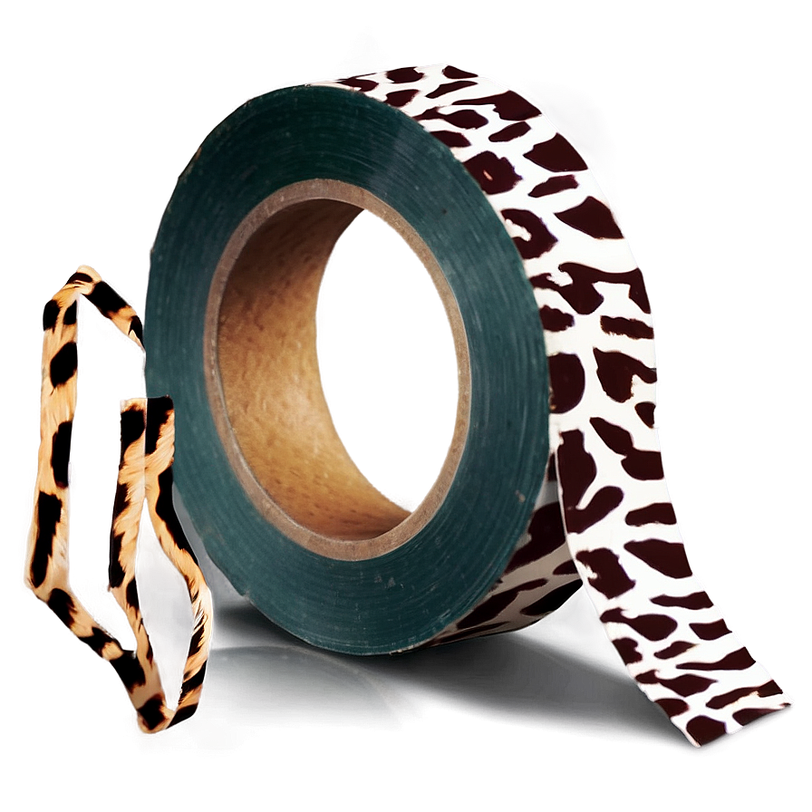 Animal Print Tape Aesthetic Png Yfm PNG Image