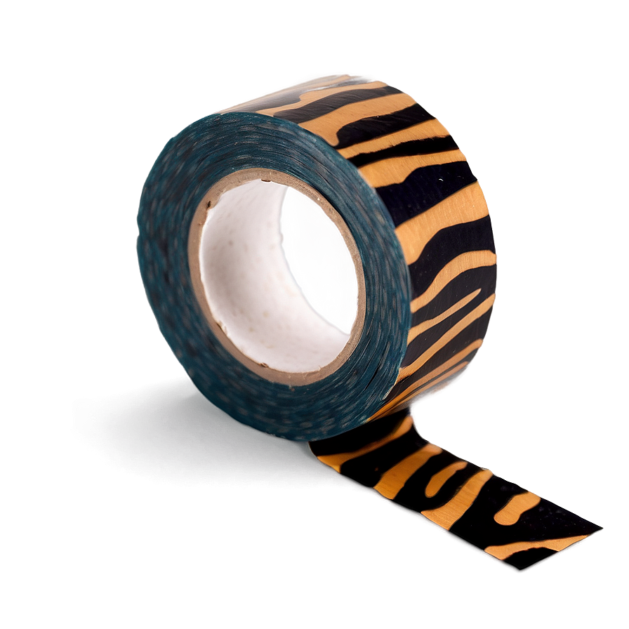 Animal Print Washi Tape Aesthetic Png 06272024 PNG Image