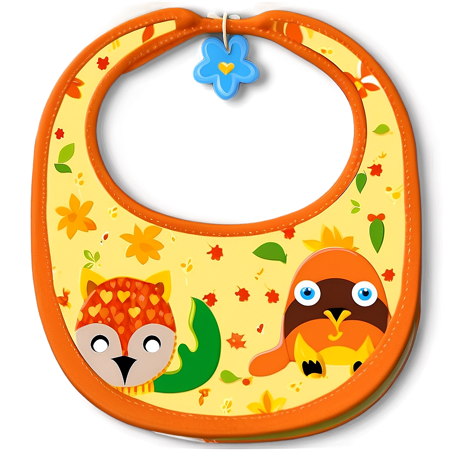 Animal Theme Baby Bib Png Eaj PNG Image