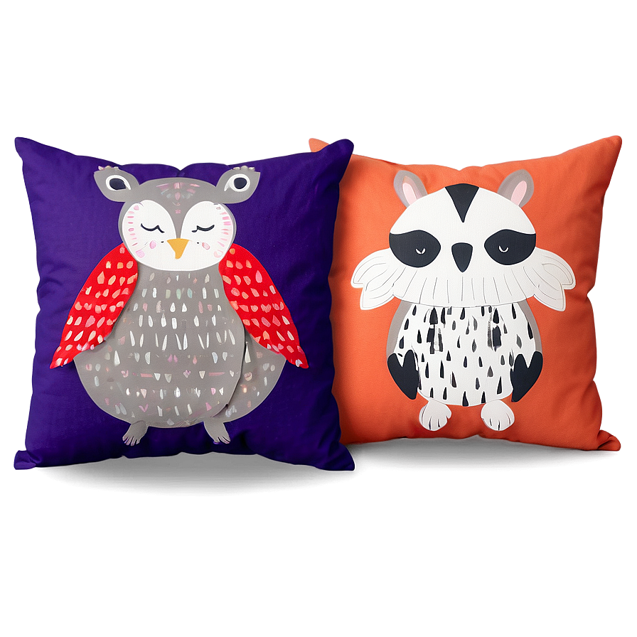 Animal Theme Throw Pillows Png Jxk15 PNG Image