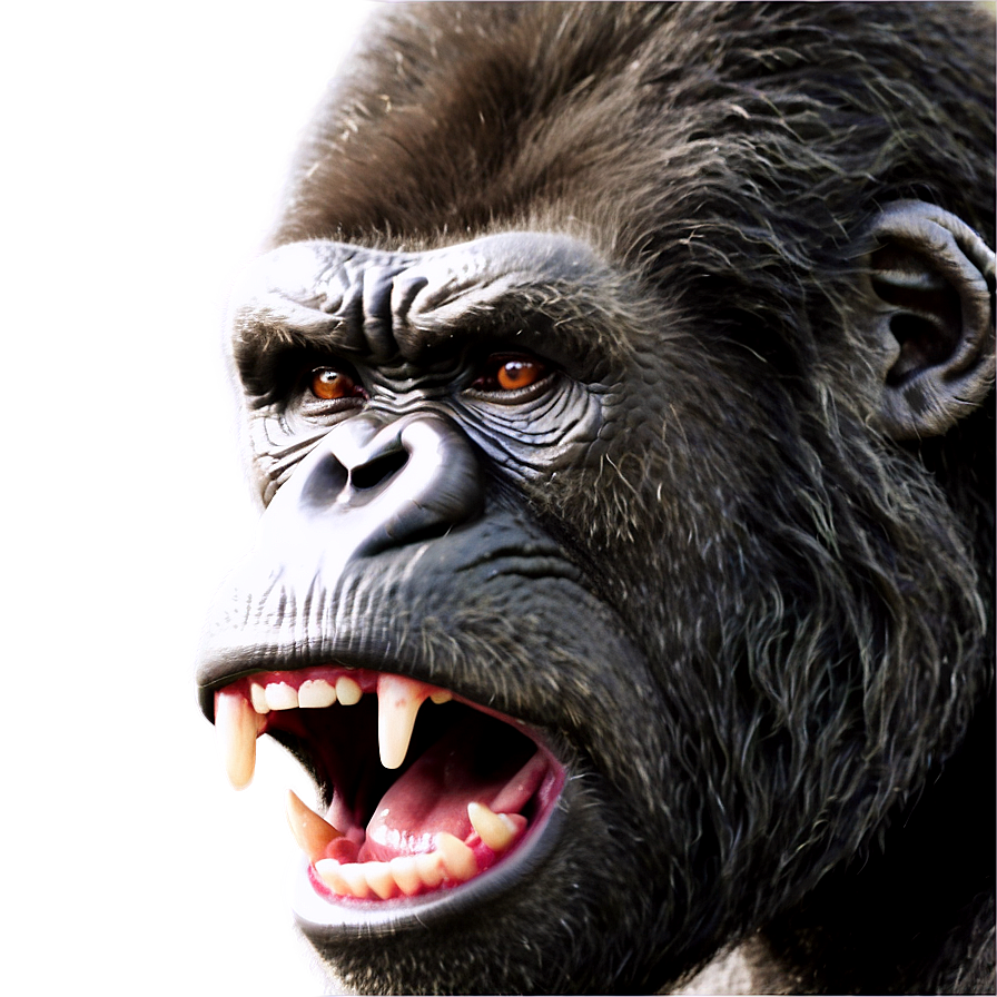 Animated Angry Gorilla Png Asr PNG Image