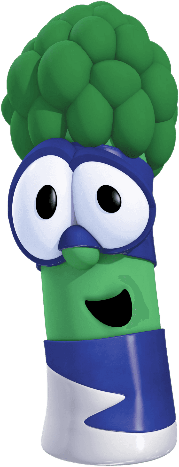 Animated Asparagus Character PNG Image