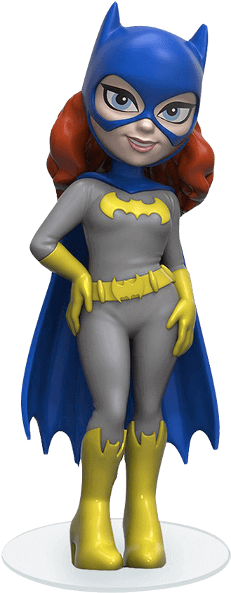 Animated Batgirl Figure PNG Image