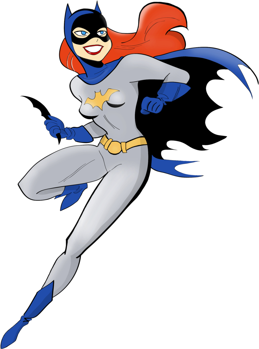 Animated Batgirlin Action.png PNG Image