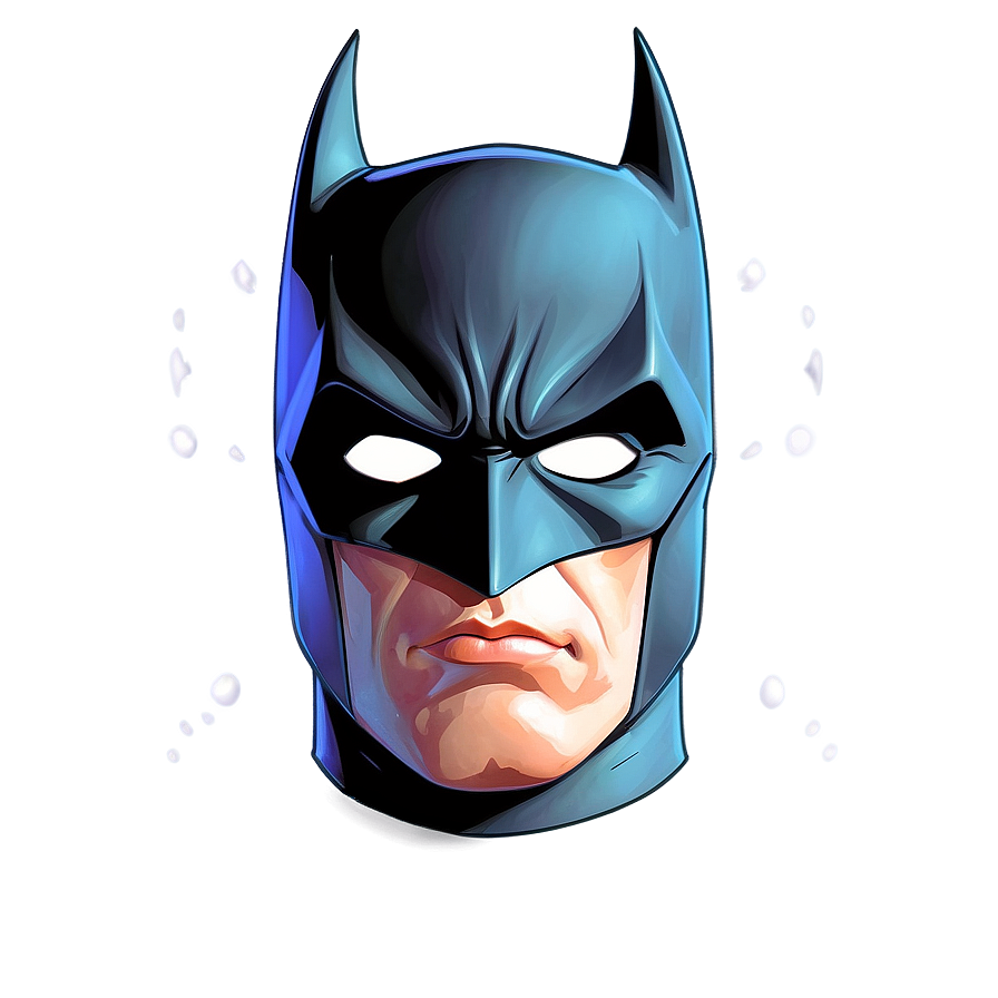 Animated Batman Mask Art Png Yll PNG Image