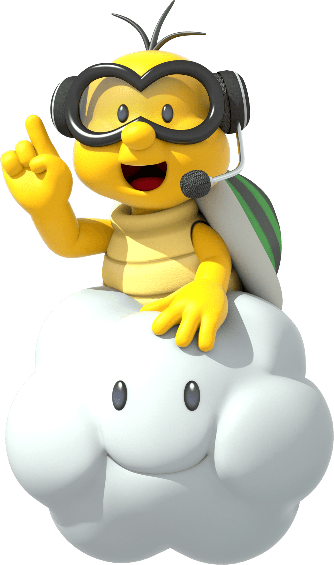 Animated Bee Guide Cloud PNG Image