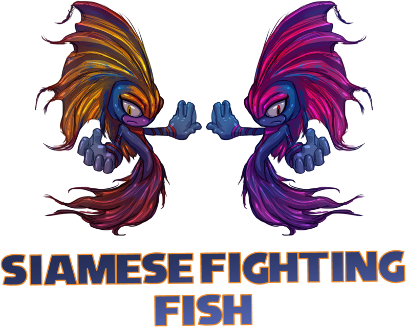 Animated Betta Fish High Five PNG Image