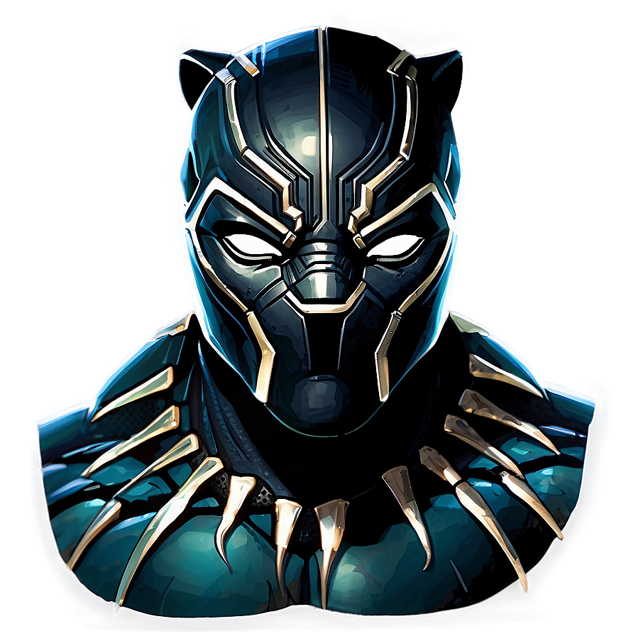 Animated Black Panther Png Kqf PNG Image