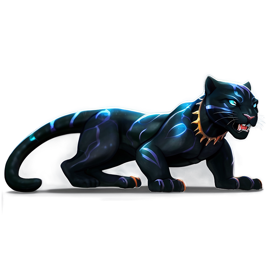 Animated Black Panther Png Wjl PNG Image