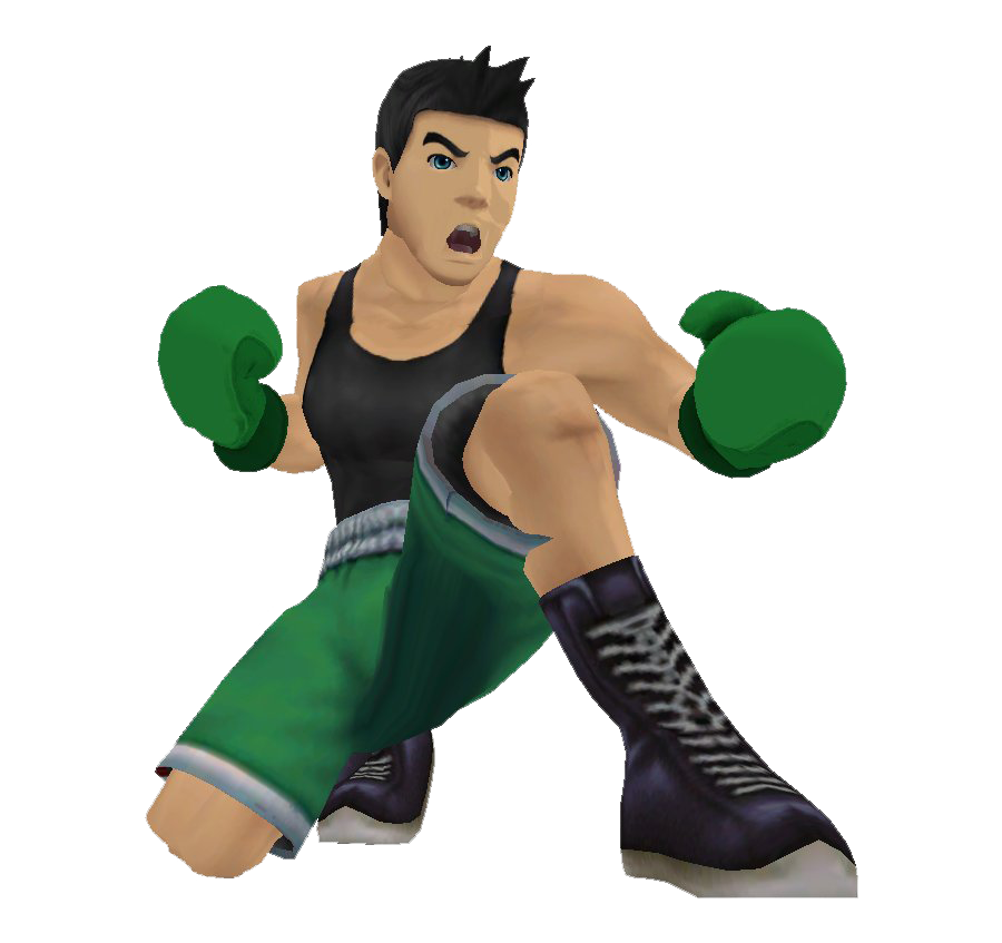 Animated Boxer Action Pose PNG Image