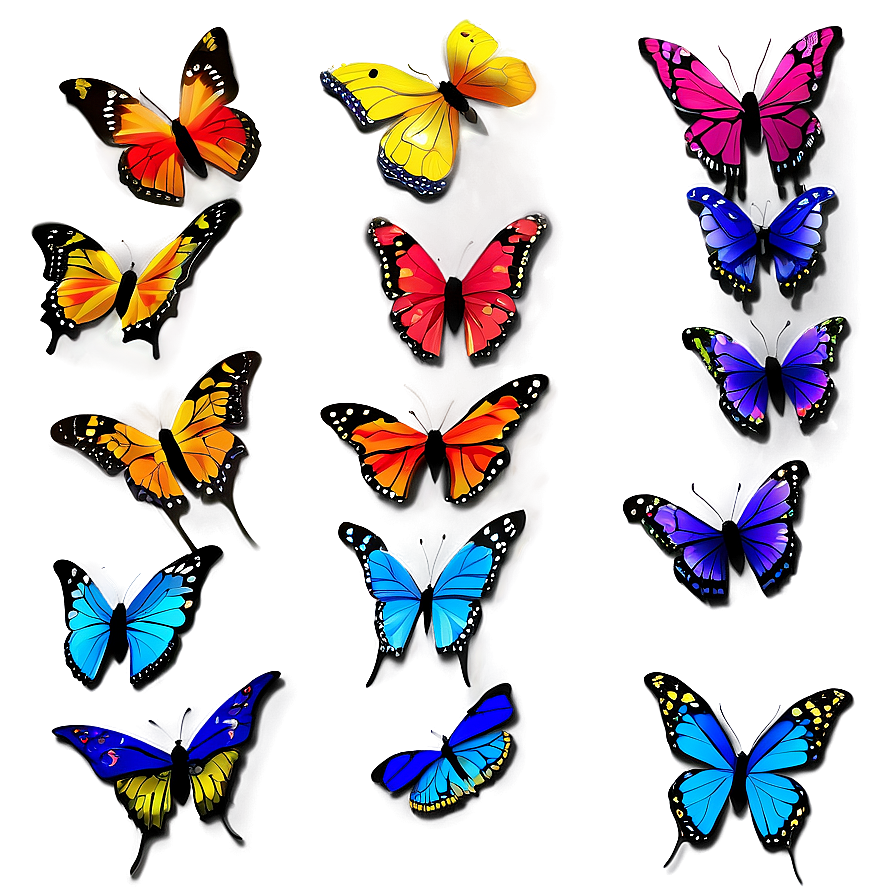 Animated Butterfly Flight Png Eqj PNG Image