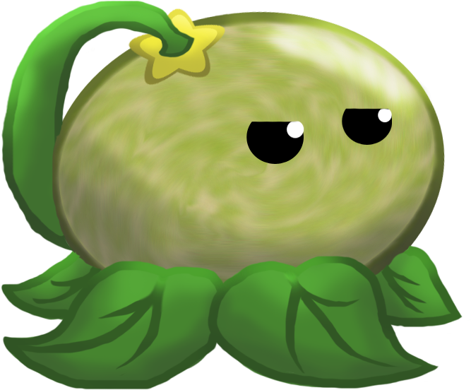 Animated Cantaloupe Character PNG Image