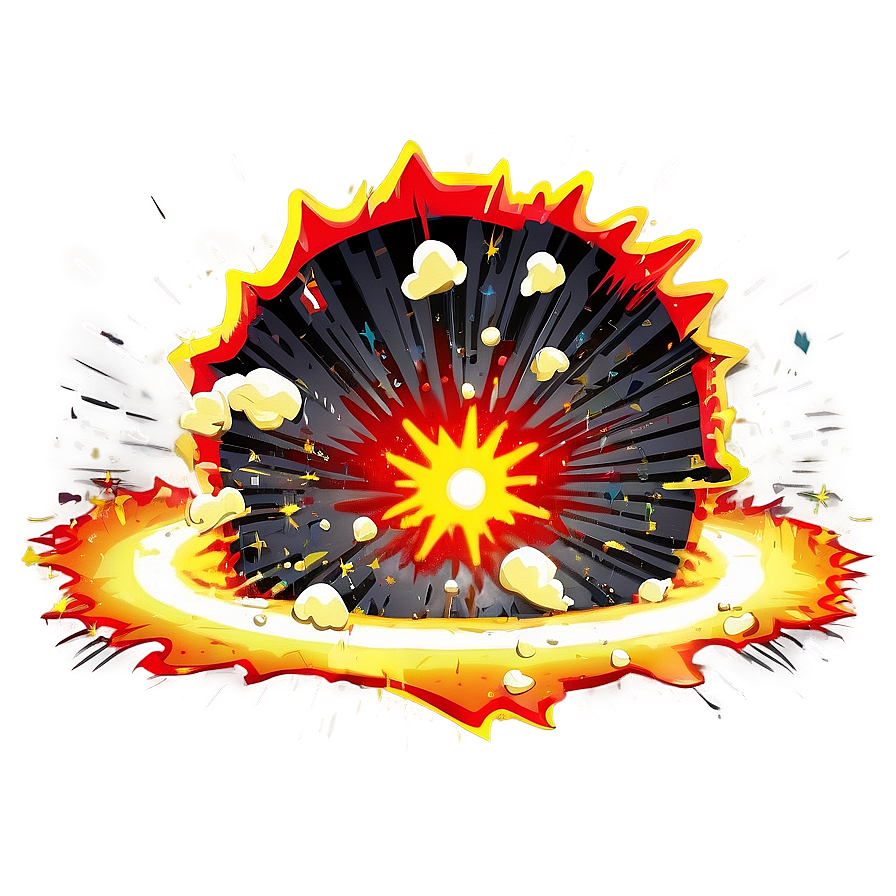 Animated Cartoon Explosion Png Eax PNG Image