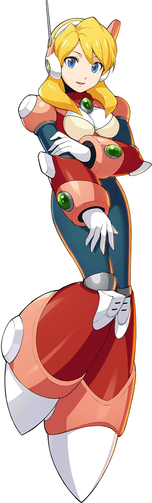 Animated Character Alia Mega Man Series PNG Image