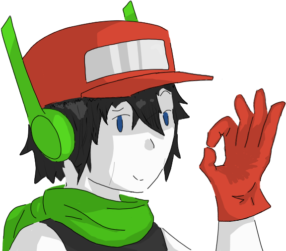 Animated Character O K Gesture PNG Image