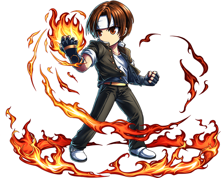 Animated Character With Fire Power.png PNG Image