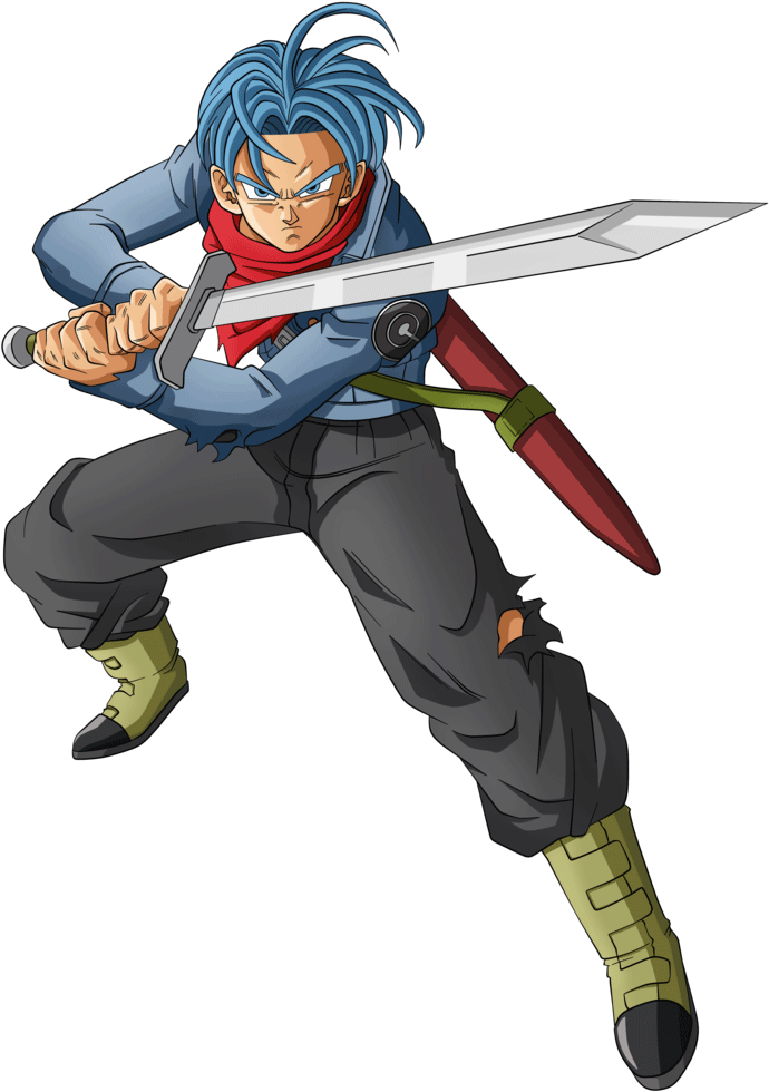 Animated Character With Sword PNG Image