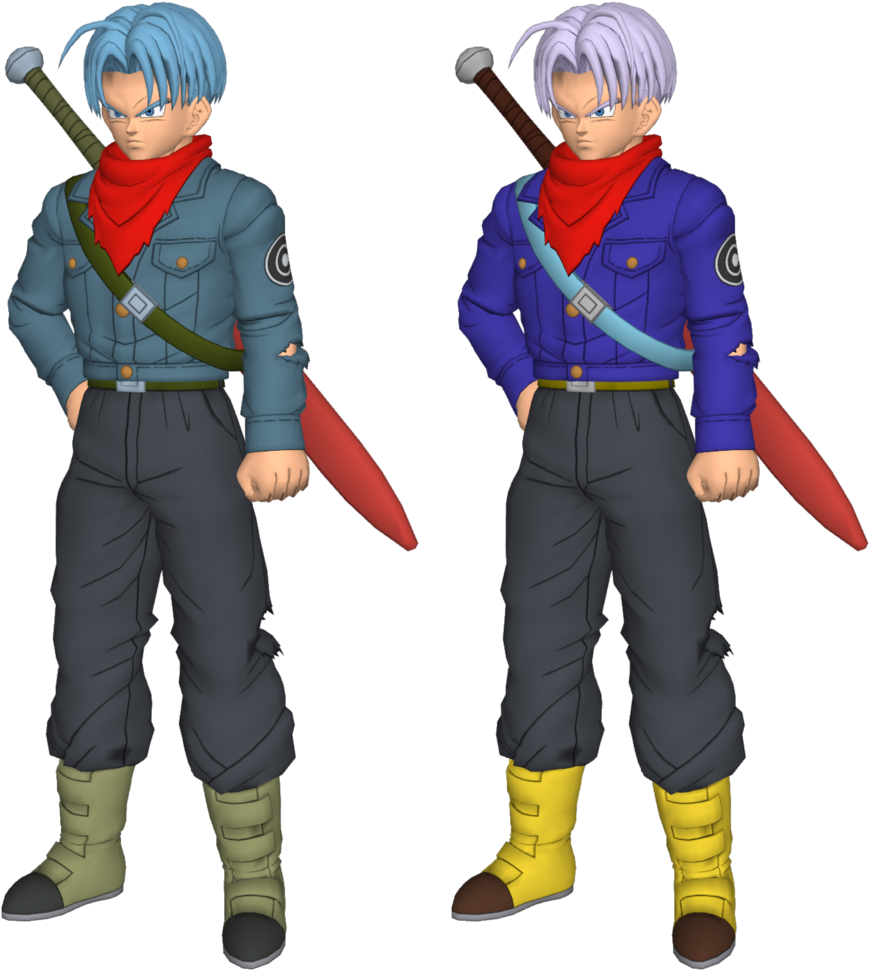 Animated Character With Swordand Scarf PNG Image