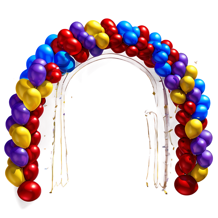 Animated Characters Balloon Arch Png Hif23 PNG Image