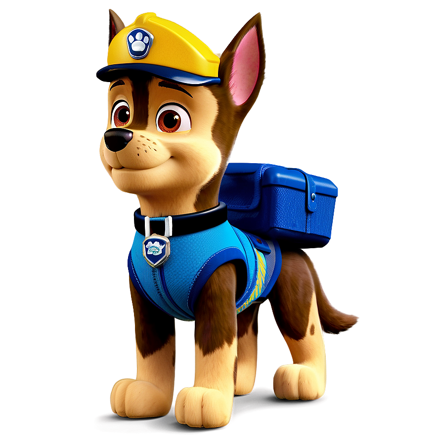 Animated Chase Paw Patrol Png Fbl PNG Image