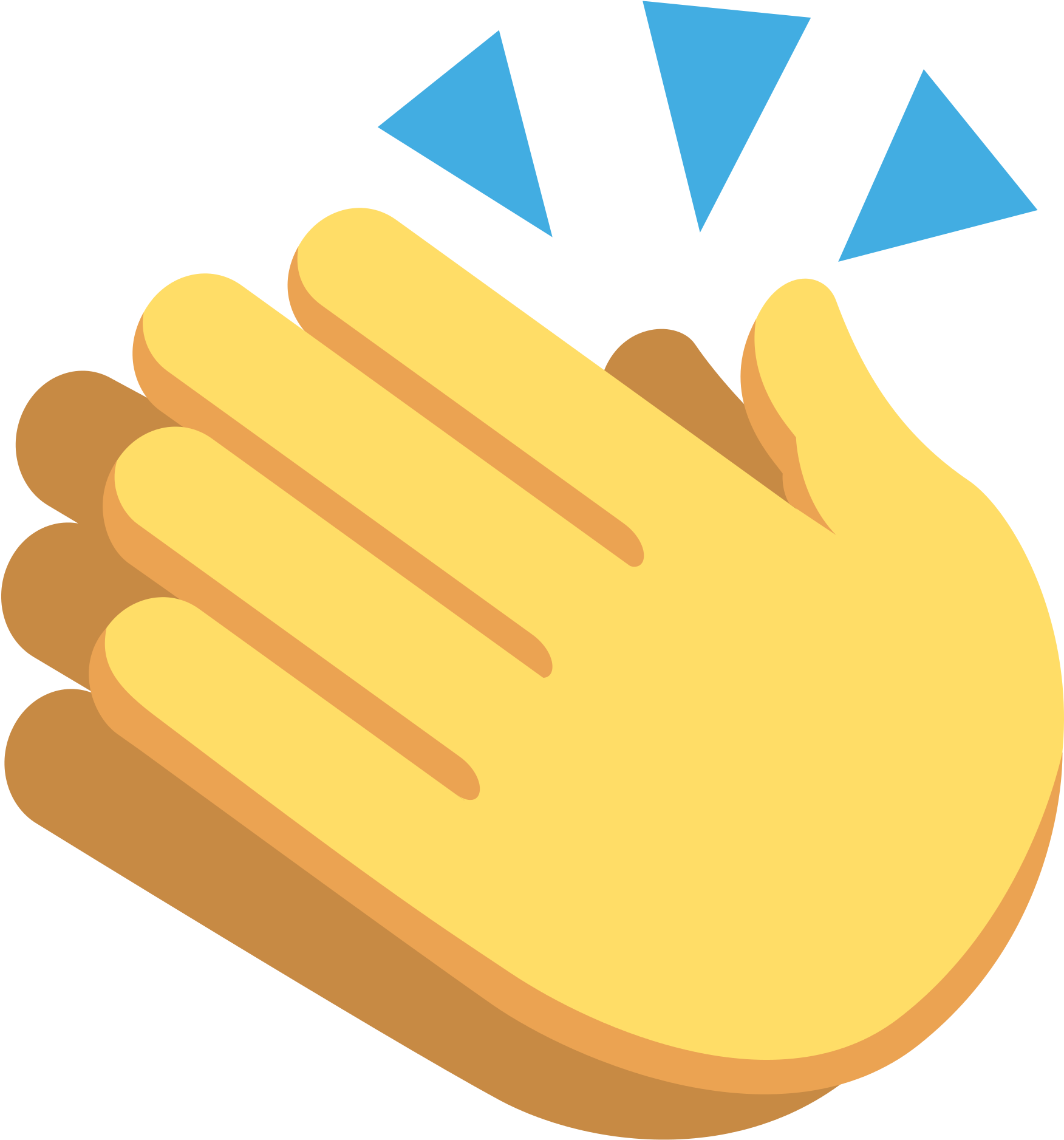 Animated Clapping Hands Emoji PNG Image