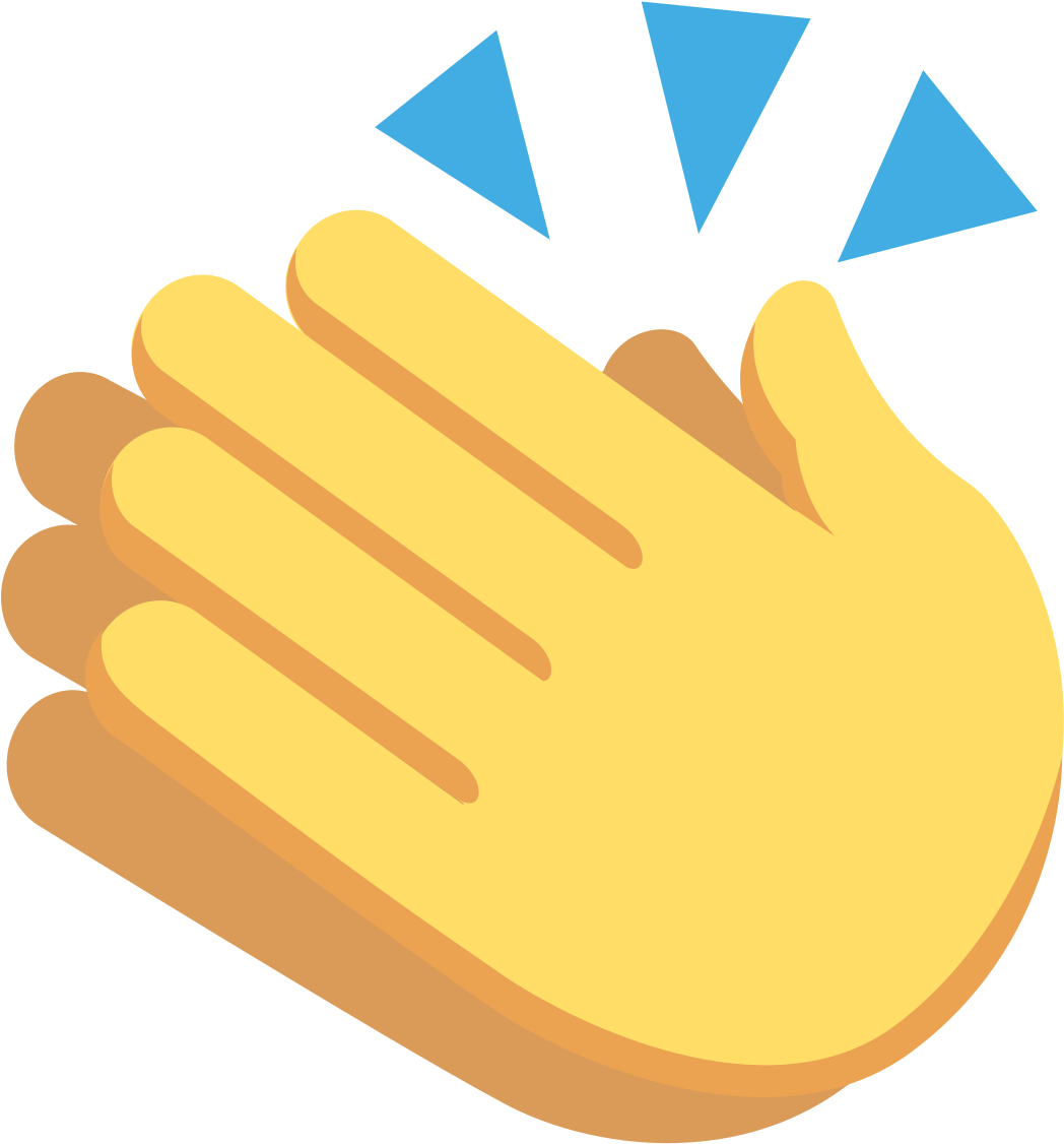 Animated Clapping Hands Emoji PNG Image