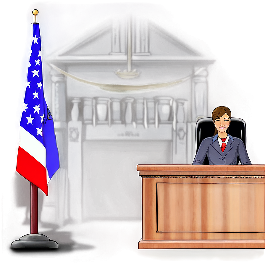 Animated Courtroom Background Png Qdg36 PNG Image