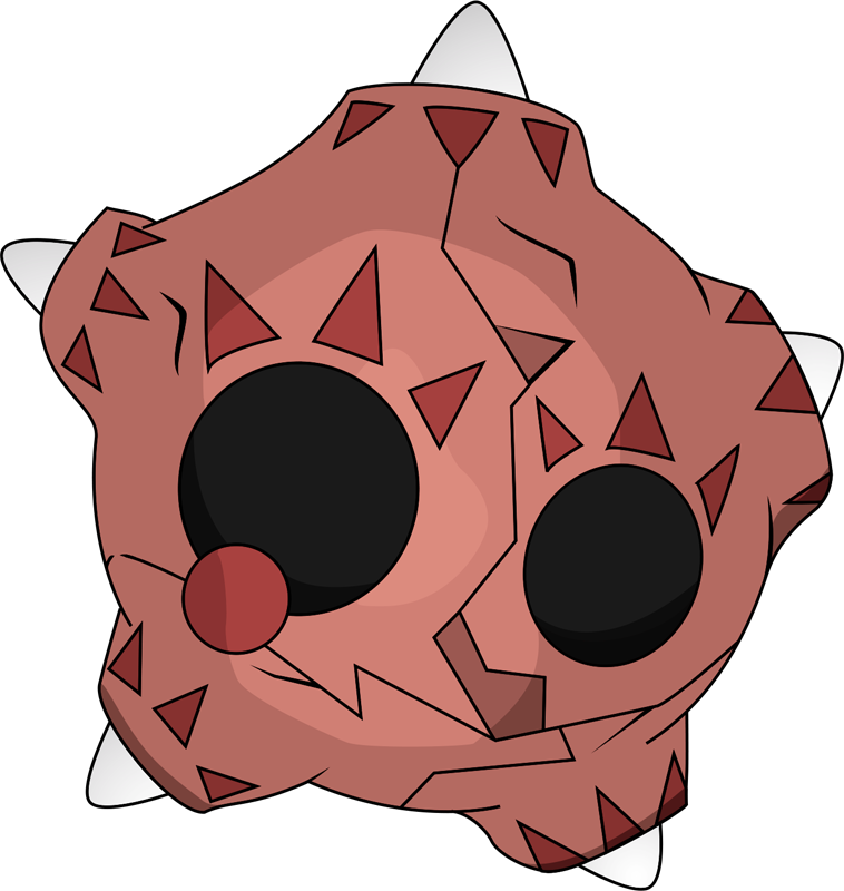 Animated Crystal Monster Cartoon PNG Image