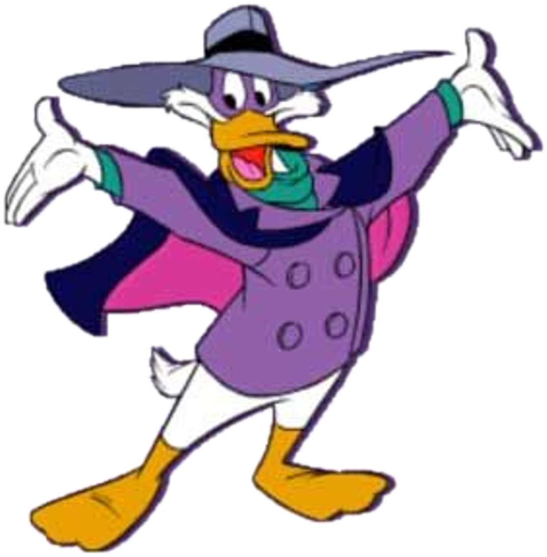 Animated Detective Duck Cartoon Character PNG Image