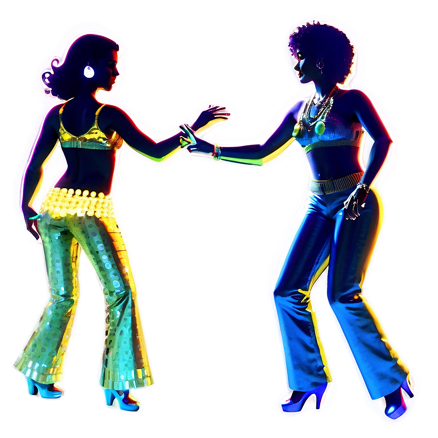 Animated Disco Dancers Png 6 PNG Image