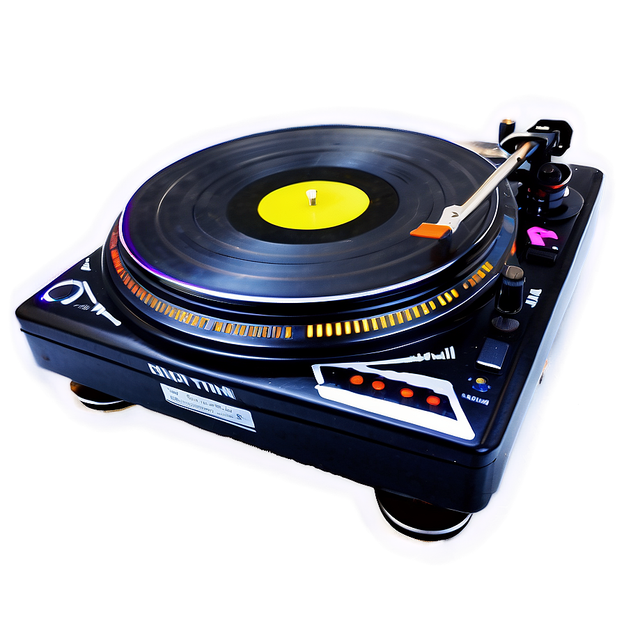 Animated Dj Turntable Png Eng PNG Image